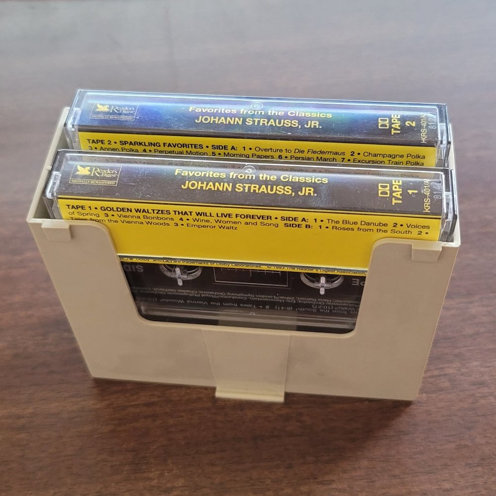 Favorites from the Classics Johann Strauss Jr Vol 1 & 2 Cassette